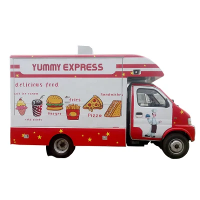 Мобильные уличные грузовики быстрого питания для продажи завтраков/закусок/мороженого на улице